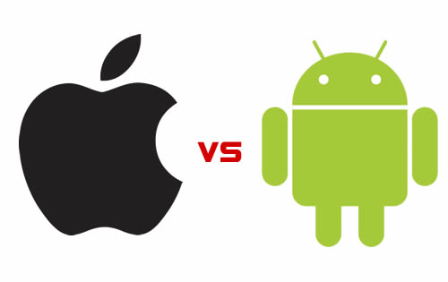 iOS Logo vs Android logo