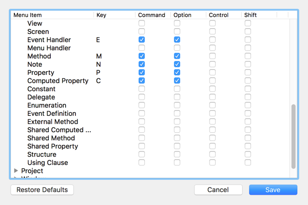 shortcut editor software