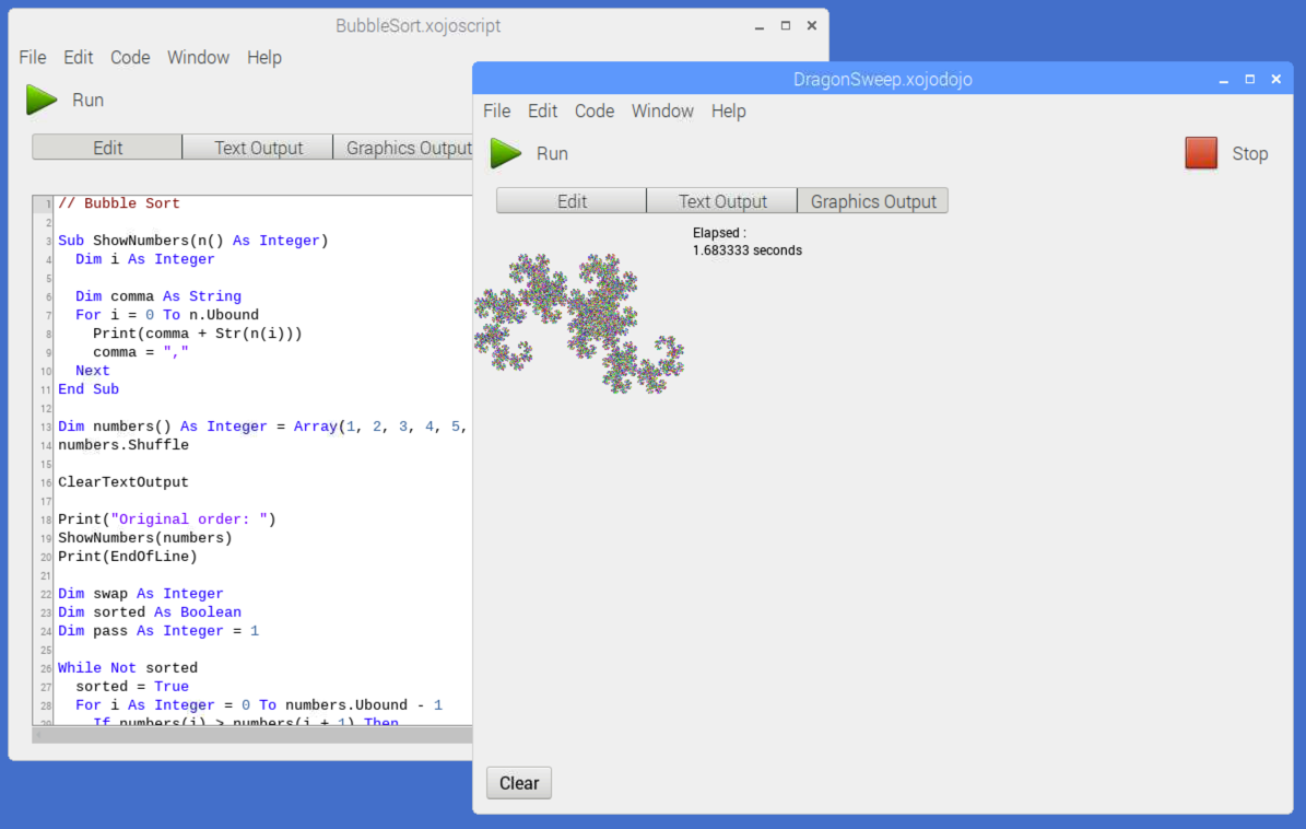 xojo programming language manual